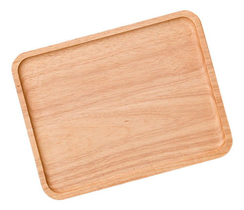 Bandeja Para Servir De Madera, Plato De Comida, 35cmx24cm