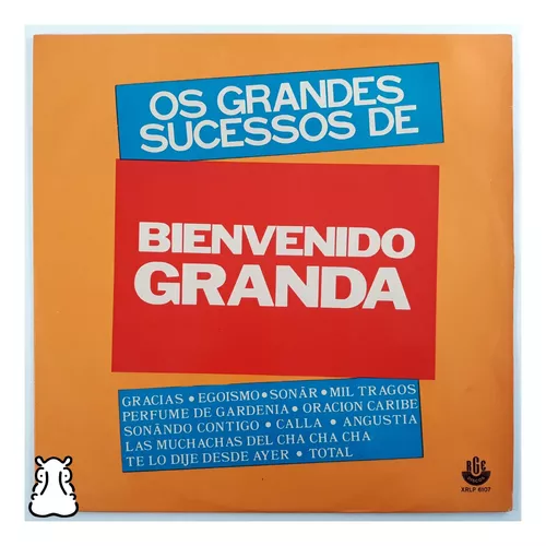 Lp Bienvenido Granda (canta Angustia ) Original Hbs