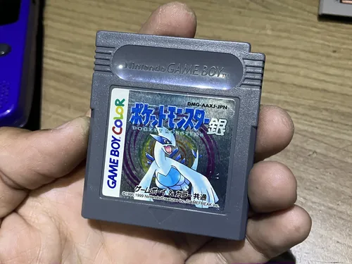 Cartucho Pokemon Silver Japones P/ Gameboy Game Boy