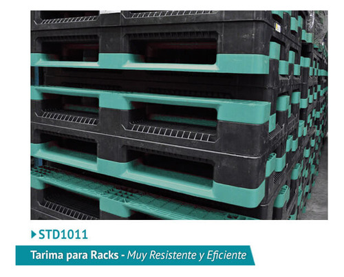 Tarima De Plastico Estandar Std1011 Para Racks
