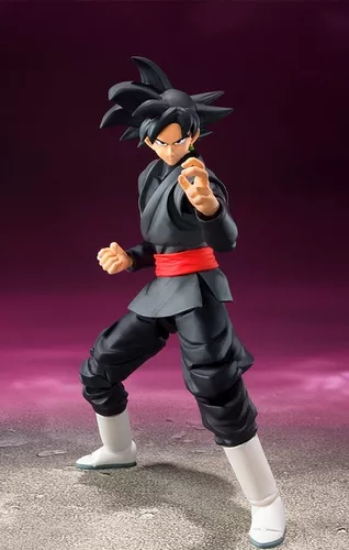 Boneco do Dragon Ball z Goku SSJ Preto Brinquedo de Coleção 17 cm Pvc  Colecionador