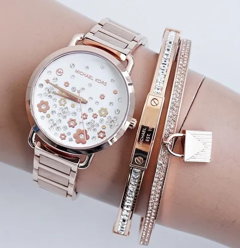 Michael kors portia watch gold deals