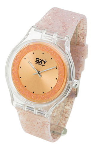 Reloj Sky Marine 2 By Feraud Mujer - Glitter Wr Silicona