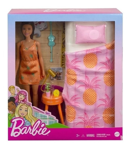 Barbie Set De Cuartos Dormitorio.
