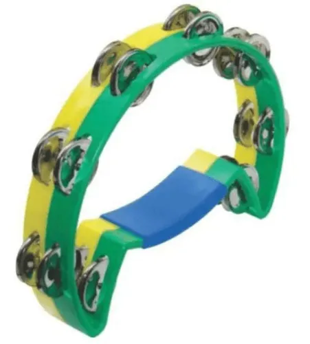 Pandeirola Meia Lua Torelli Tp315 Edición Especial Brasil