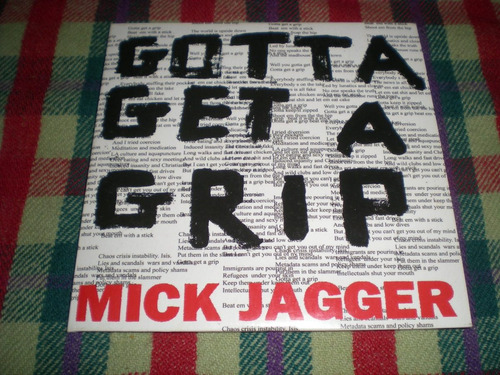 Mick Jagger / Gotta Get A Grip - Single Ind Arg E1