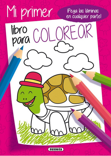 Mi Primer Libro Para Colorear Rosa - Aa.vv