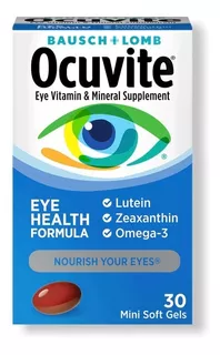 Ocuvite Vitamina Ojos Luteina Omega Zeaxanthin X 30 Usa