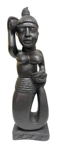 comprar Imagens Religiosas Yorubá 30 Cm Escultura Artesanal Em Gesso