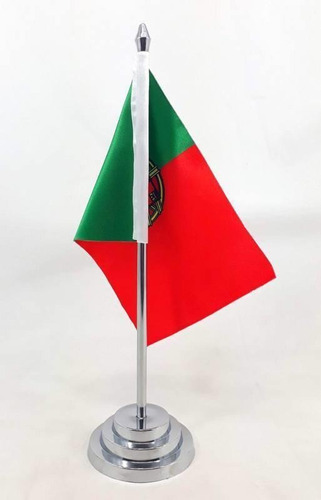 Bandeira Mesa Portugal Mastro 30 Cm