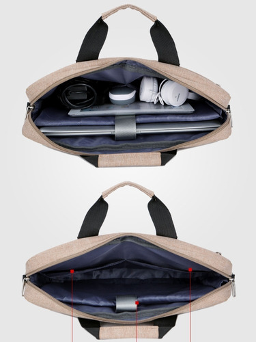 Bolsa Capa Maleta Para Notebook 14a15 Cor Cinza
