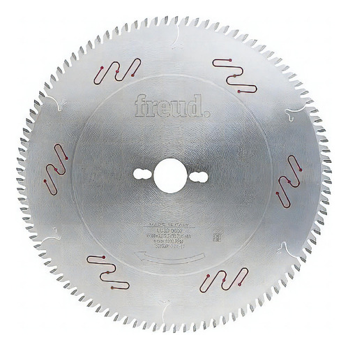 Disco de sierra circular Widea Fr30 Freud LU3D0600 de 96 dientes, color plateado