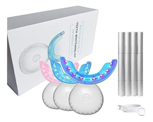 Kit De Blanqueamiento Dental, Blanqueador Dental Con 4 Bolíg