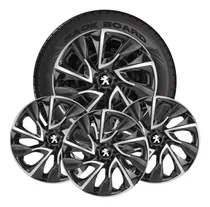 Comprar Jogo 4 Calotas Esportivas Aro 15 Ds4 Black Silver Peugeot