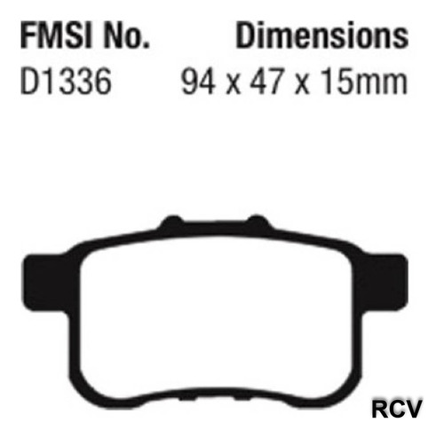 Balatas Disco  Trasera Para Acura Tsx   2009