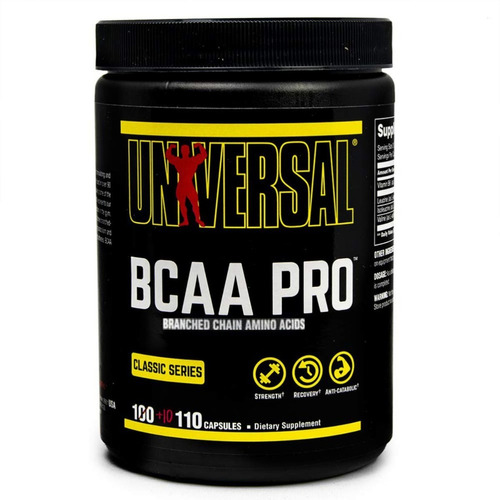  Aminoacidos Bcaa Pro  Universal 55serv Usa Import