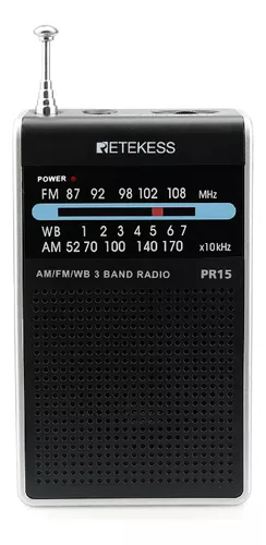 Retekess TR106 mini radio de bolsillo radios portatil am fm radio