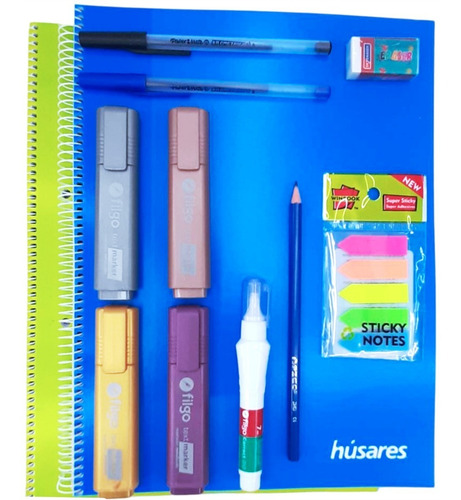 Kit Utiles Universitario Combo Por 12 Piezas 