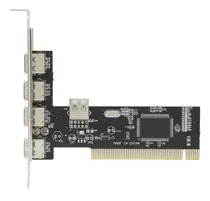 Comprar Tarjeta De Expansión Pci A Adaptador Hub Usb2.0 De 4 Puertos