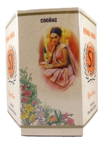 Henna Hindú Tinte Natural Cogñac 80gr