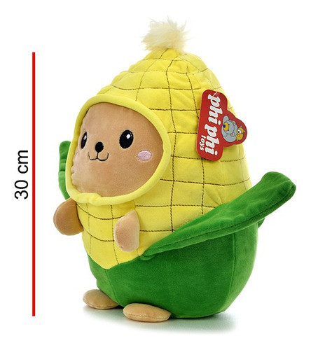 Peluche Animales Disfrazados De Verduras 30cm Phi Phi Toys