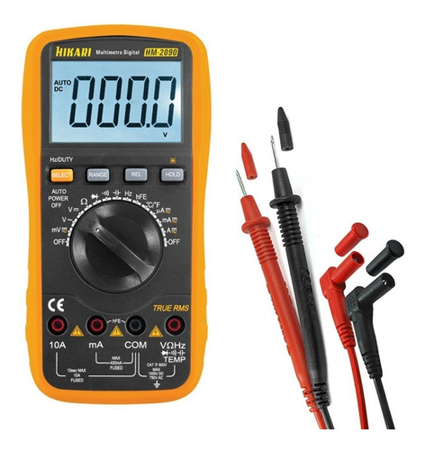 Multímetro Digital Hikari Profissional Hm 2090 True Rms Nfe