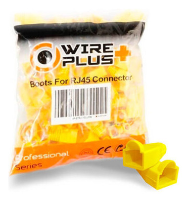 Bota Wireplus Rj45 Amarillo 100u