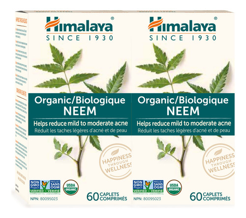Himalaya Organic Neem, Alivio Del Acne Suave Para Una Piel C