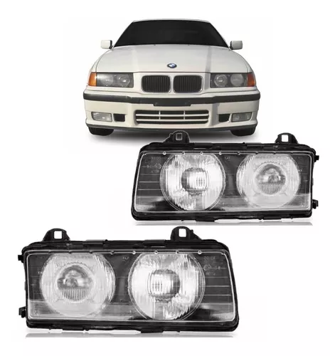 Farol Dianteiro Bmw 328I 325I 323I 318I E36 Americana Esquerdo Mascara  Negra 93732500 Original - Um Clique Autopeças, peças automotivas originais  para carros, camionetes, picapes e utilitários