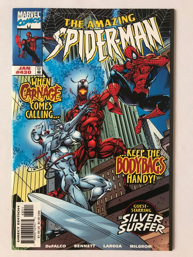 Amazing Spiderman #430 Marvel 1998 1st App Cosmic Carnage !!