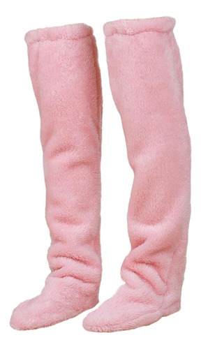 Calcetines Peludos Hasta La Rodilla, Calcetines Para Dormir