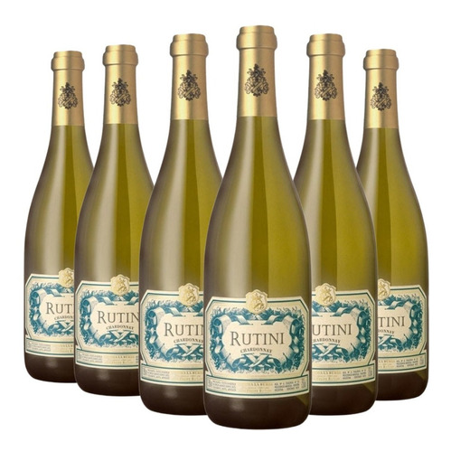 Vino Rutini Chardonnay Caja X 6 X 750ml. --