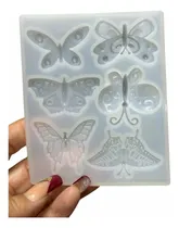 Comprar Molde De Silicón Mariposas Para Resina Masa Flexible Fondant