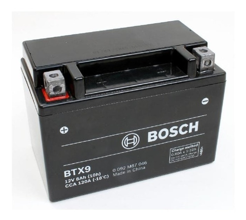 Imagen 1 de 3 de En Cuotas Bateria Ytx9 Bs Bosch Btx9 12v 8ah (151 * 88 * 107