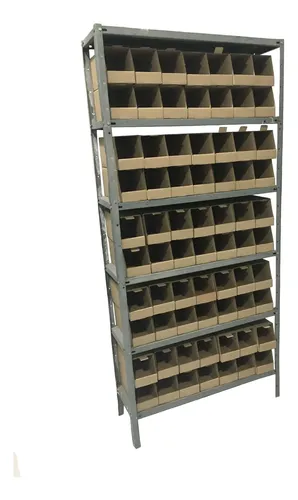 70 Caixas Papelão Organizador Prateleira Estoque 29x14x12 ...