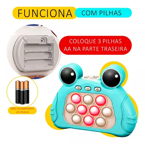 Jogo Pop It Eletronico Brinquedo Fast Push Puzzle Game - Fidget