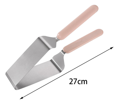 2 Stainless Steel Cake Slicer Cutter Pastry Cutter For Cakes
