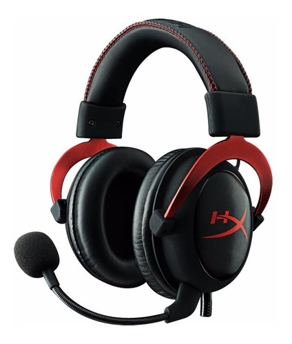 Auriculares Hyperx Cloud 2 Il 7.1  Red / Metal Gamer Xbox Pc