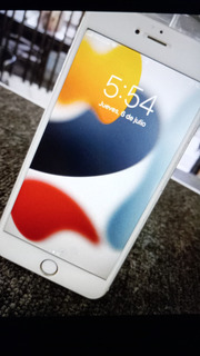 iPhone 6s Plus 128gb, Color Blanco Y Plateado, Con Cargador