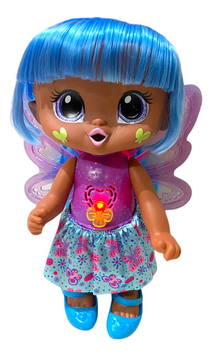 Boneca Baby Love Fada Gigi Glimmer Com Som E Acessórios