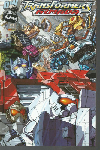 Transformers Armada N° 01 - 28 Páginas Em Português - Editora Panini - Formato 17 X 26 - Capa Mole - 2004 - Bonellihq Cx182 M20