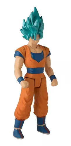 Boneco Dragon Ball Super Saiyan Blue Goku Articulado Bandai