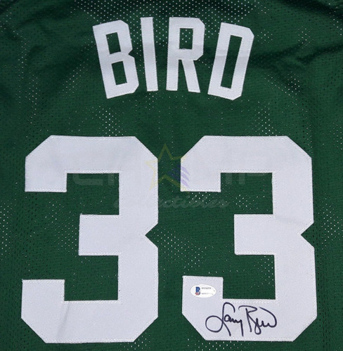 Jersey Autografiado Larry Bird Boston Celtics Cstm Vst Retro