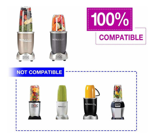 Imagen 7 de 7 de Vaso De 24 Onzas Repuesto Para Nutribullet De 600 W Y 900 W