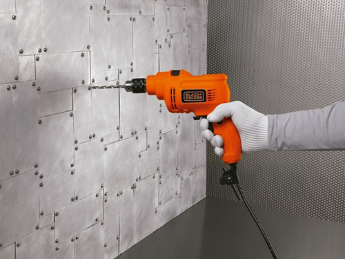Taladro Percutor De 1/2 550w Black+decker (hd555-b3) Naranja 50 Hz/60 Hz
