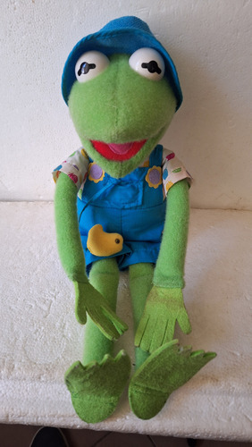 Rana Rene Granjero Peluche 43cm Muppets Hasbro 1993 (Usado)