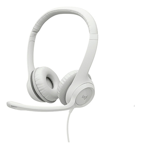 Audifono C/microf. Logitech H390 Usb Noise Cancelling White