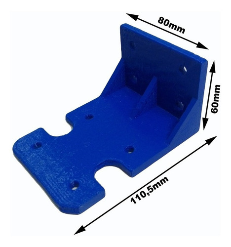 Imagen 1 de 6 de Soporte Mensula L Para Filtro Carcasa 2.5'' X 10'' 3d.obis