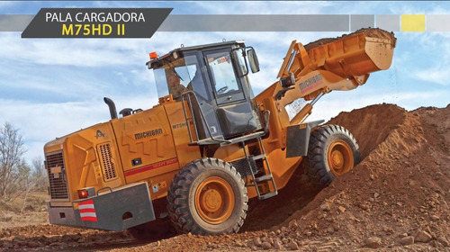 Imagen 5 de 16 de Pala Cargadora Michigan M75iihd, 125hp, Balde 2mt. Aire Ac