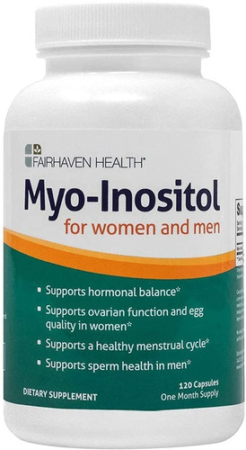 Myo-inositol Suplemento Para Fertilidad Para Pcos 120